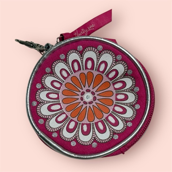 thirty-one Handbags - Thirty-One Pink and Orange Patterned Women's Coin Purse